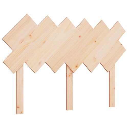 Tête de lit 122,5x3x80,5 cm Bois massif de pin - Photo n°2; ?>