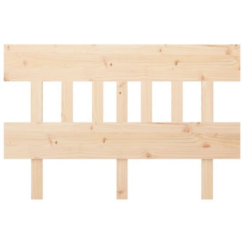 Tête de lit 123,5x3x81 cm Bois massif de pin - Photo n°3; ?>