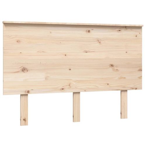 Tête de lit 124x6x82,5 cm Bois massif de pin - Photo n°2; ?>