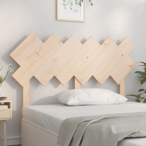 Tête de lit 132x3x81 cm Bois massif de pin - Photo n°2; ?>