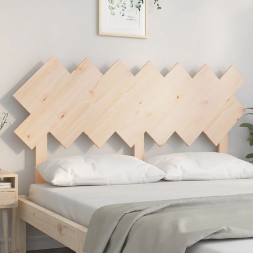 Tête de lit 141x3x80,5 cm Bois massif de pin - Photo n°3; ?>