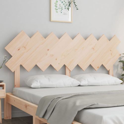 Tête de lit 159,5x3x80,5 cm Bois massif de pin - Photo n°3; ?>