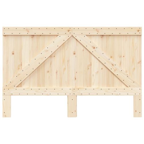 Tête de lit 160x104 cm bois massif de pin - Photo n°3; ?>