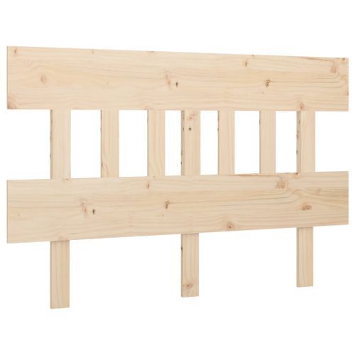 Tête de lit 203,5x3x81 cm Bois massif de pin - Photo n°2; ?>