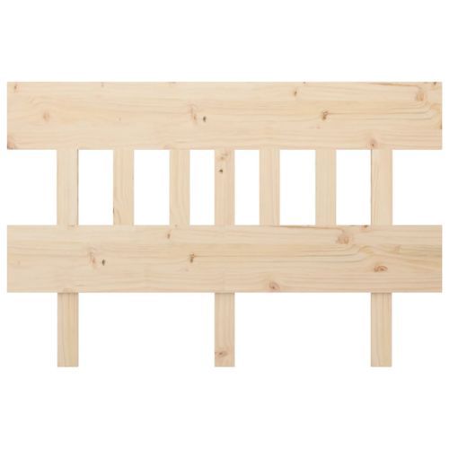 Tête de lit 203,5x3x81 cm Bois massif de pin - Photo n°3; ?>