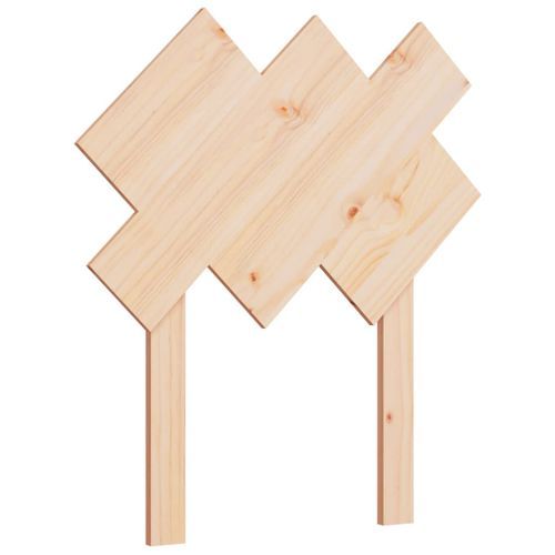 Tête de lit 72,5x3x81 cm Bois massif de pin - Photo n°2; ?>