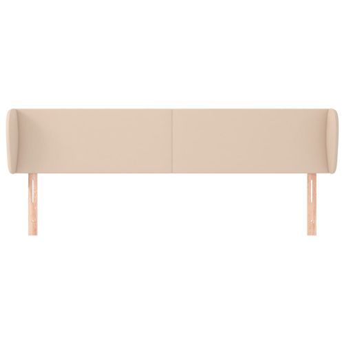 Tête de lit avec oreilles Cappuccino 183x23x78/88 cm Similicuir - Photo n°3; ?>