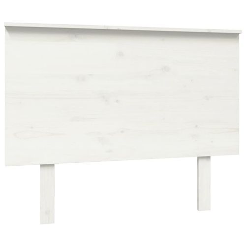 Tête de lit Blanc 104x6x82,5 cm Bois massif de pin - Photo n°2; ?>