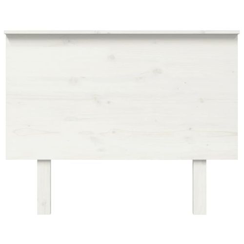 Tête de lit Blanc 104x6x82,5 cm Bois massif de pin - Photo n°3; ?>