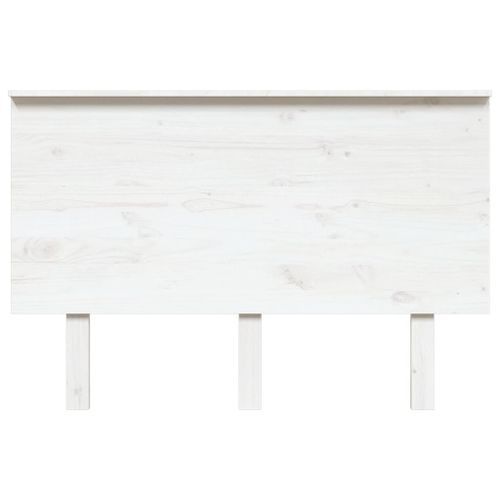 Tête de lit Blanc 124x6x82,5 cm Bois massif de pin - Photo n°3; ?>