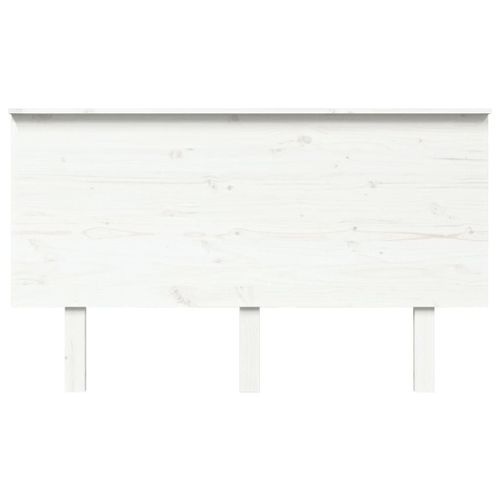 Tête de lit Blanc 139x6x82,5 cm Bois massif de pin - Photo n°3; ?>