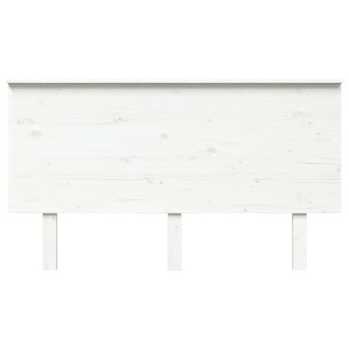 Tête de lit Blanc 144x6x82,5 cm Bois massif de pin - Photo n°3; ?>