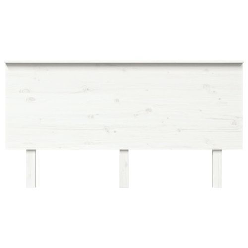 Tête de lit Blanc 154x6x82,5 cm Bois massif de pin - Photo n°3; ?>