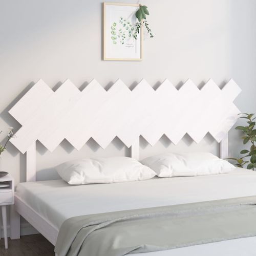 Tête de lit Blanc 178x3x80,5 cm Bois massif de pin - Photo n°3; ?>