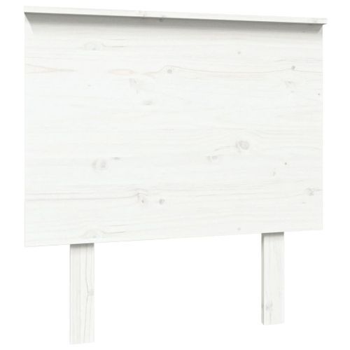 Tête de lit Blanc 79x6x82,5 cm Bois massif de pin - Photo n°2; ?>