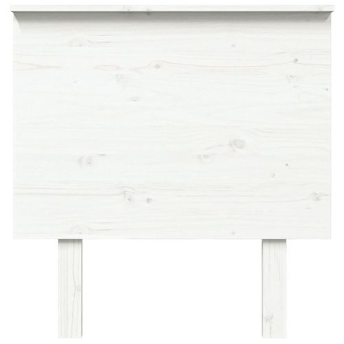 Tête de lit Blanc 79x6x82,5 cm Bois massif de pin - Photo n°3; ?>