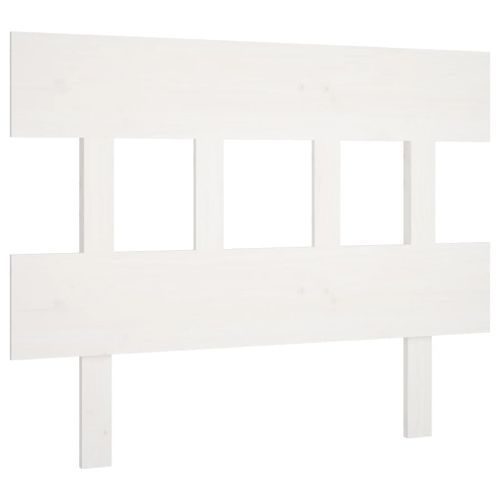 Tête de lit Blanc 93,5x3x81 cm Bois massif de pin - Photo n°2; ?>