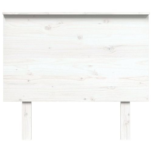 Tête de lit Blanc 94x6x82,5 cm Bois massif de pin - Photo n°3; ?>