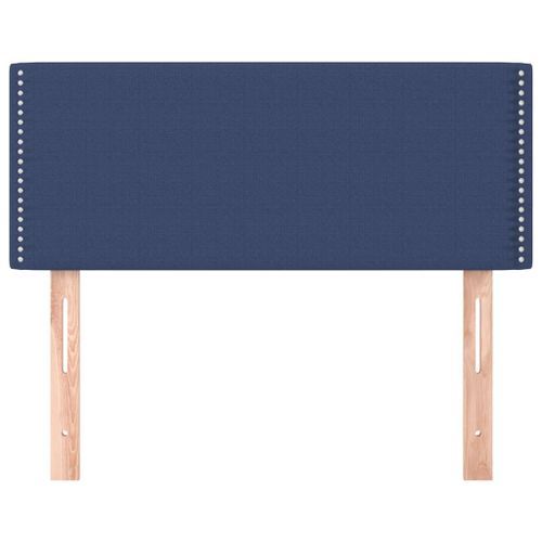 Tête de lit Bleu 80x5x78/88 cm Tissu - Photo n°3; ?>