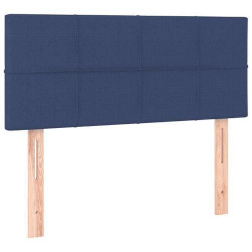 Tête de lit Bleu 80x5x78/88 cm Tissu - Photo n°2; ?>