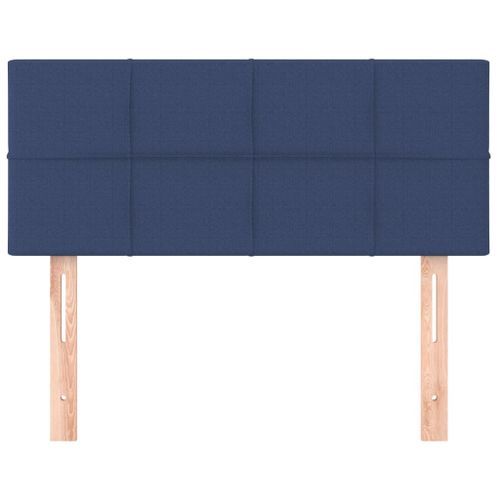 Tête de lit Bleu 80x5x78/88 cm Tissu - Photo n°3; ?>