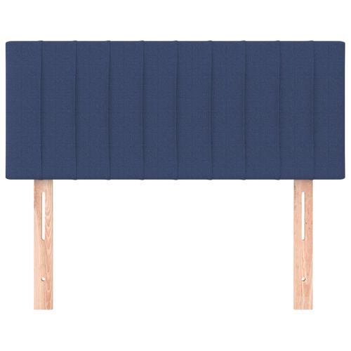 Tête de lit Bleu 80x5x78/88 cm Tissu - Photo n°3; ?>