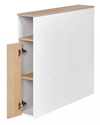 Tête De Lit Bois Blanc Et Chêne Clair Nomade 90 Cm 12 Tête de lit bois blanc et chêne clair Nomade 90 cm - Photo n°2; ?>