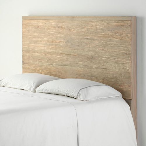 Tête de lit bois massif gris Tihary 160 cm - Photo n°2; ?>
