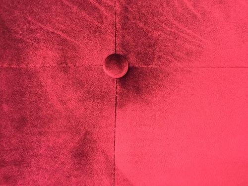 Tête de lit capitonnée Velours Rouge 140 Luxa - Photo n°2; ?>