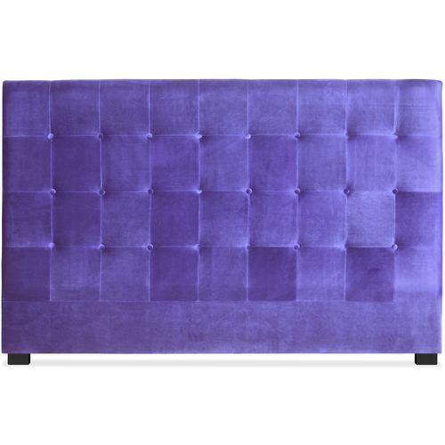 Tête de lit capitonnée Velours Violet 180 Luxa - Photo n°2; ?>