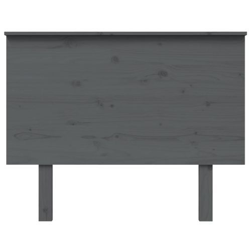 Tête de lit Gris 104x6x82,5 cm Bois massif de pin - Photo n°3; ?>