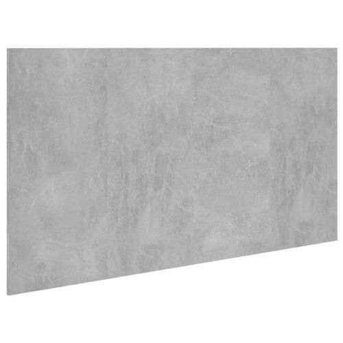 Tête de lit Gris béton 160x1,5x80 cm Bois d'ingénierie - Photo n°2; ?>