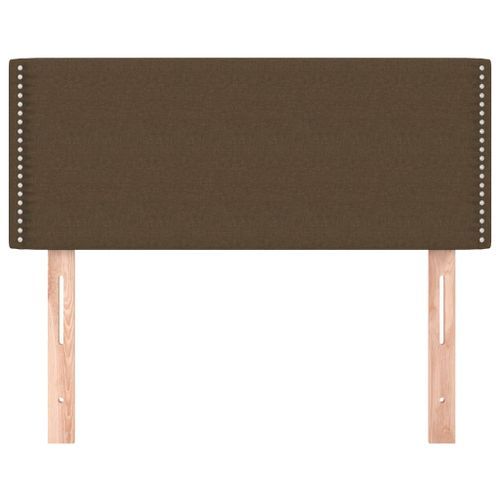 Tête de lit Marron Foncé 80x5x78/88 cm Tissu - Photo n°3; ?>