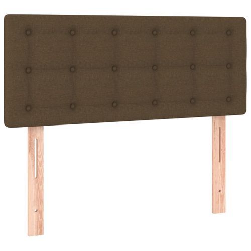 Tête de lit Marron Foncé 80x5x78/88 cm Tissu - Photo n°2; ?>