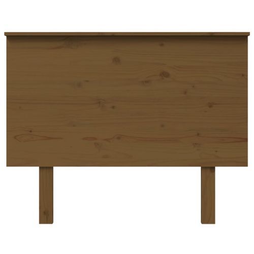 Tête de lit Marron miel 104x6x82,5 cm Bois massif de pin - Photo n°3; ?>