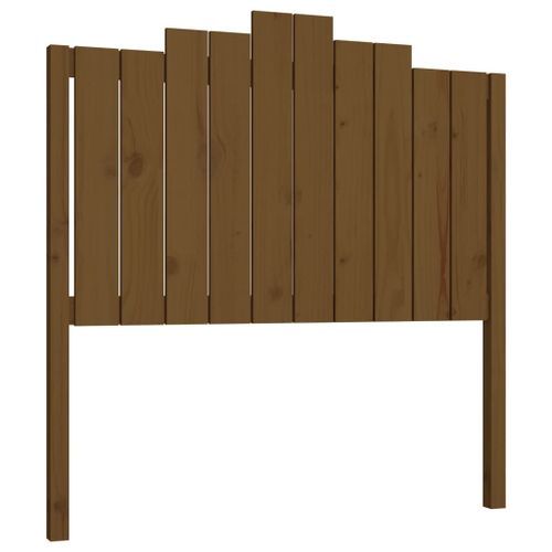 Tête de lit Marron miel 106x4x110 cm Bois massif de pin - Photo n°2; ?>