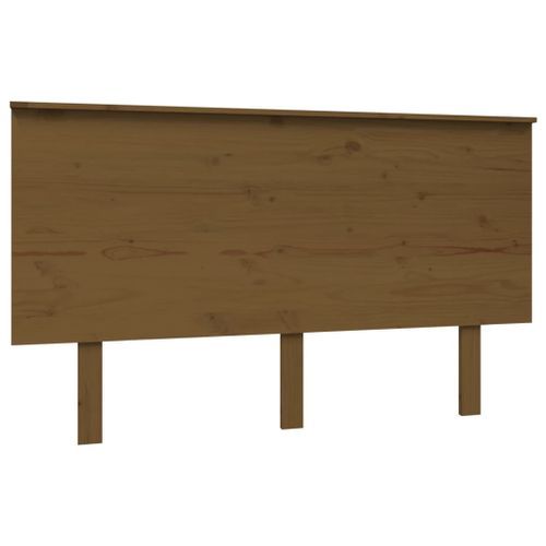 Tête de lit Marron miel 139x6x82,5 cm Bois massif de pin - Photo n°2; ?>