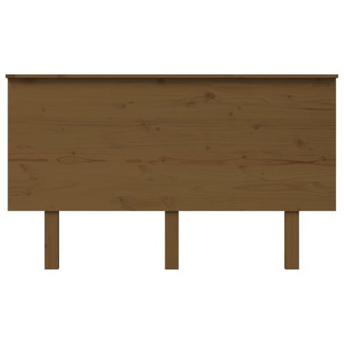 Tête de lit Marron miel 139x6x82,5 cm Bois massif de pin - Photo n°3; ?>