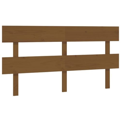 Tête de lit Marron miel 154x3x81 cm Bois massif de pin - Photo n°2; ?>