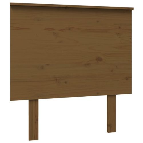 Tête de lit Marron miel 79x6x82,5 cm Bois massif de pin - Photo n°2; ?>