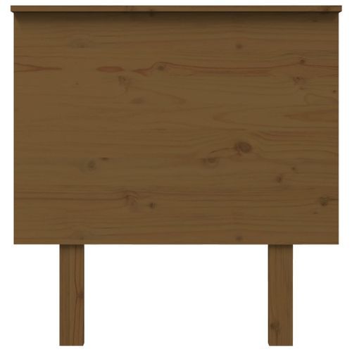 Tête de lit Marron miel 79x6x82,5 cm Bois massif de pin - Photo n°3; ?>