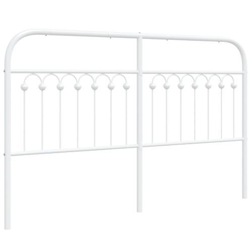 Tête de lit métal blanc 150 cm - Photo n°2; ?>