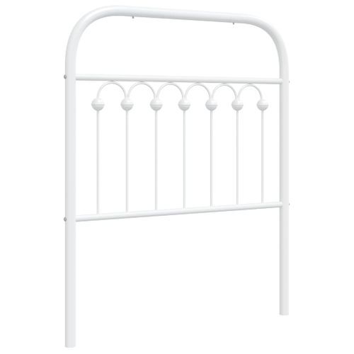 Tête de lit métal blanc 75 cm - Photo n°2; ?>