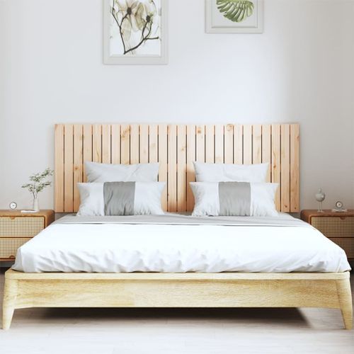 Tête de lit murale 166x3x60 cm Bois massif de pin - Photo n°3; ?>
