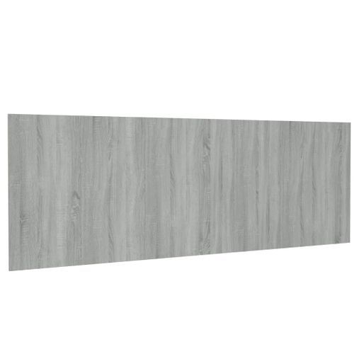 Tête de lit murale Sonoma gris 240x1,5x80 cm Bois d'ingénierie - Photo n°2; ?>