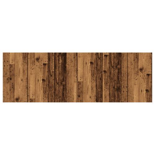 Tête de lit murale vieux bois 240x1,5x80 cm bois d'ingénierie - Photo n°3; ?>