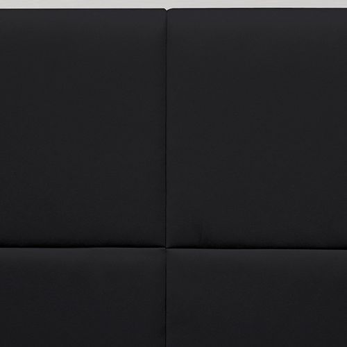 Tête de lit simili cuir noir Lexia 140 cm - Photo n°2; ?>