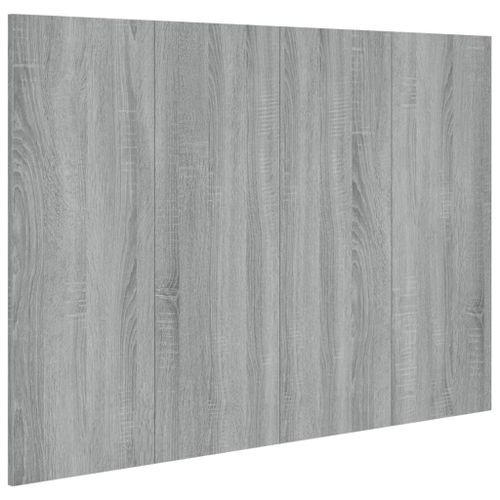 Tête de lit Sonoma gris 120x1,5x80 cm Bois d'ingénierie - Photo n°2; ?>