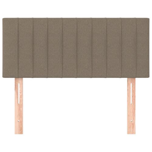 Tête de lit Taupe 100x5x78/88 cm Tissu - Photo n°3; ?>