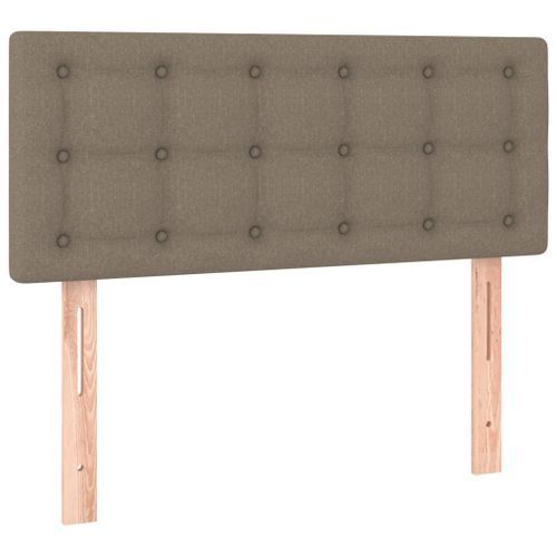 Tête de lit Taupe 100x5x78/88 cm Tissu - Photo n°2; ?>